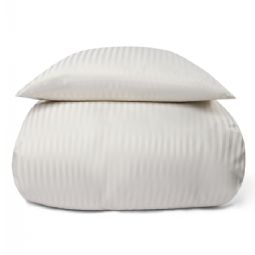 Stribet sengetøj - Creme farvet sengesæt - IN Style sengelinned i mikrofiber 